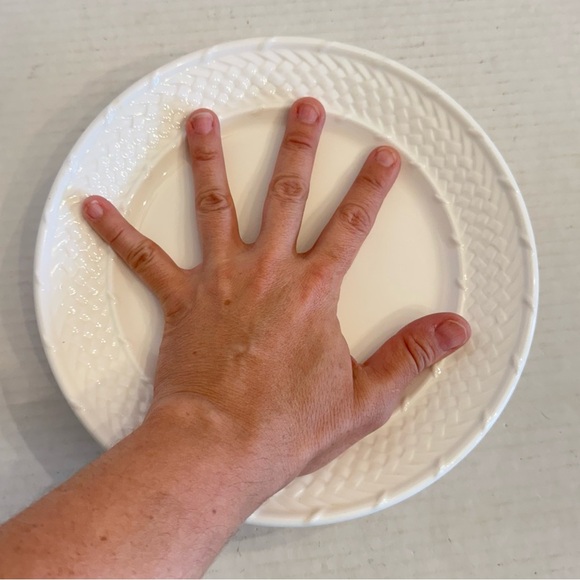 Ralph Lauren China Wicker Basket Salad Plate - Picture 13 of 16